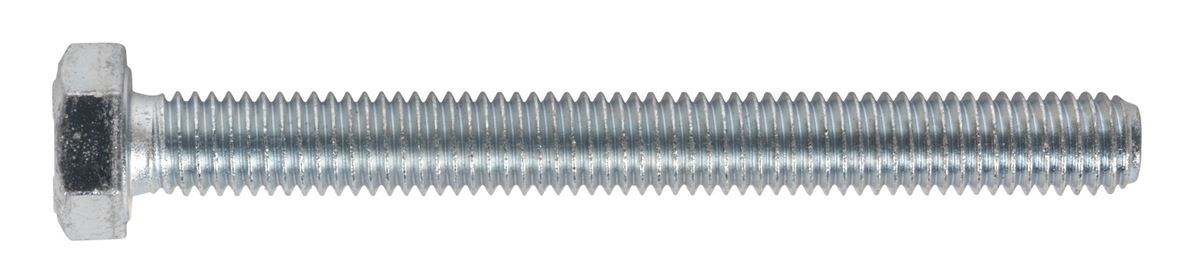 Sealey HT Setscrew M8 x 75mm 8.8 Zinc Pack of 25 SS875