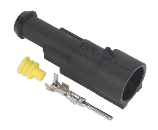 Sealey Superseal Male Connector 1-Way Pack of 5 SSC1M