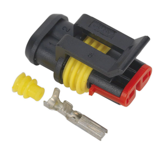 Sealey Superseal Female Connector 2-Way Pack of 5 SSC2F