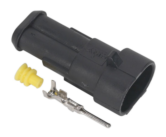 Sealey Superseal Male Connector 2-Way Pack of 5 SSC2M