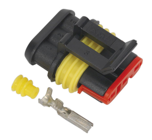 Sealey Superseal Female Connector 3-Way Pack of 5 SSC3F