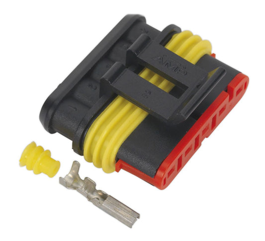 Sealey Superseal Female Connector 5-Way Pack of 3 SSC5F