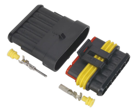 Sealey Superseal Male & Female Connector 6-Way SSC6MF