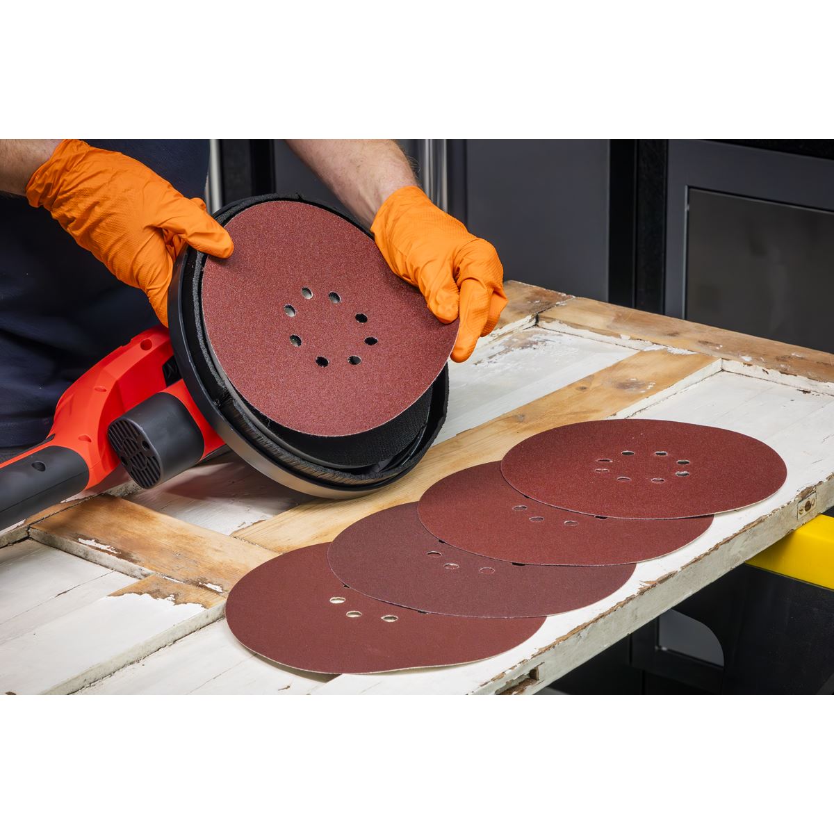 Sealey Hook-and-Loop Sanding Disc Set SSD05