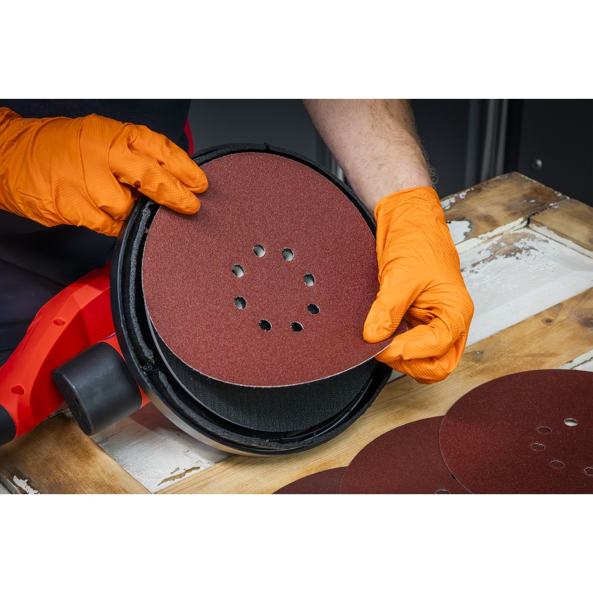 Sealey Hook-and-Loop Sanding Disc Set SSD05