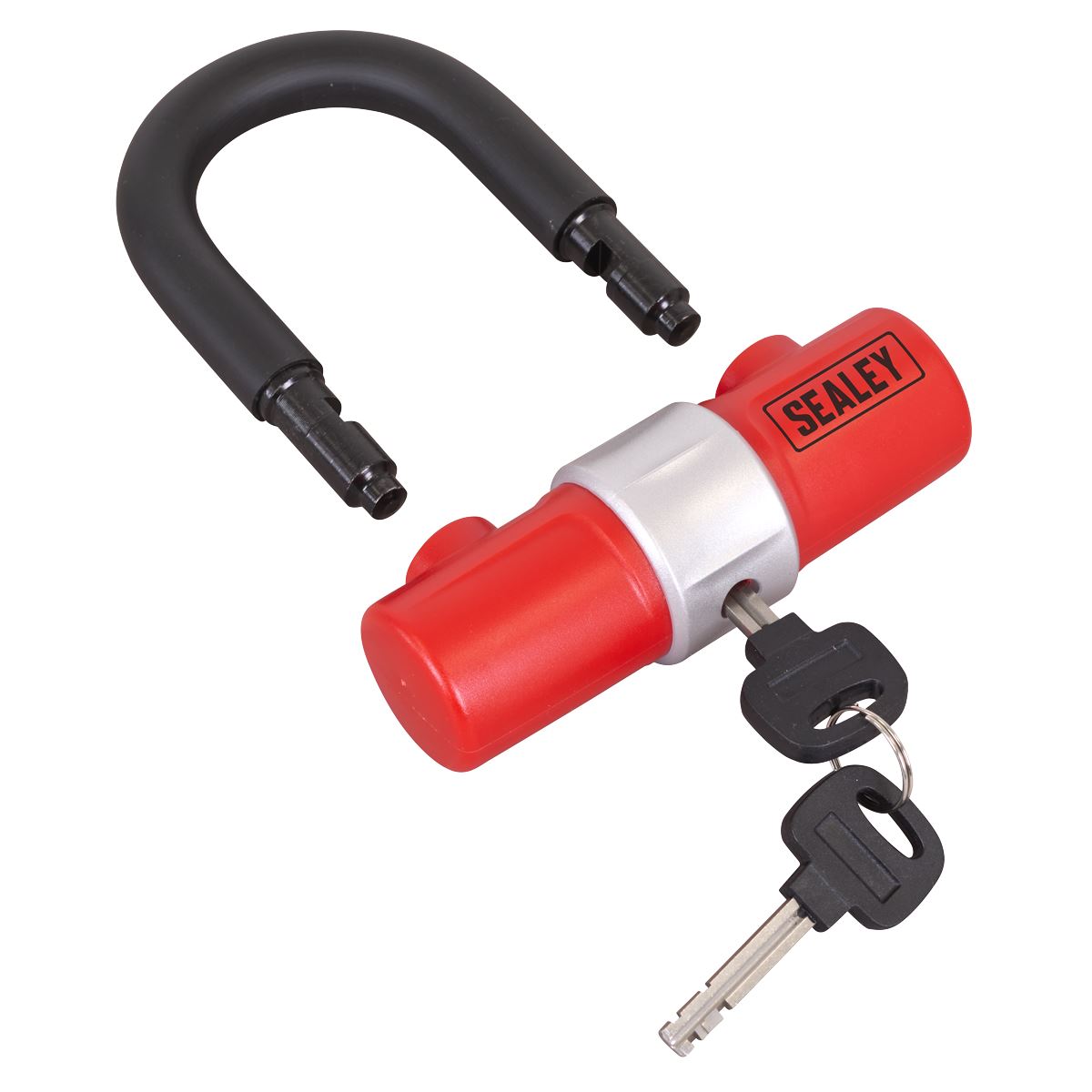 Sealey D Shape Motorcycle Padlock Impact And Heat Resistant Portable SSL01