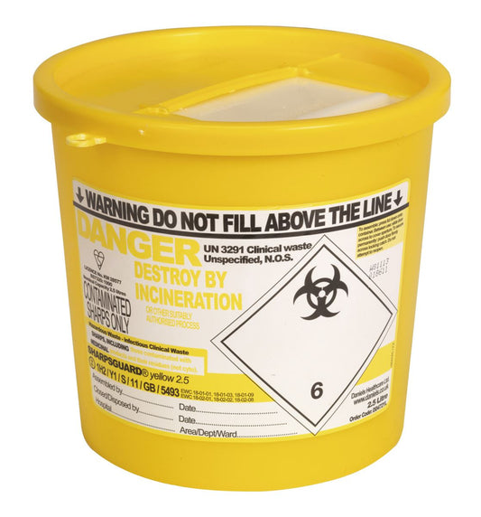 Sealey Sharps Bin 2.5L SSP250