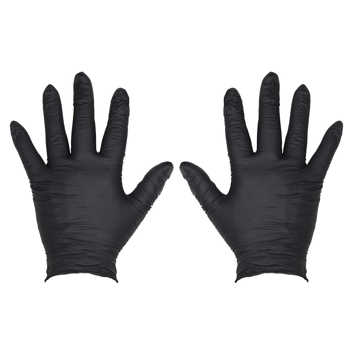 Sealey Extra Thick Powder Free Disposable Nitrile Gloves Large 100 Pack SSP60L