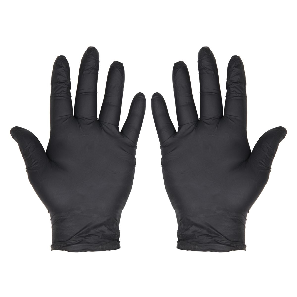 Sealey Extra Thick Powder Free Disposable Nitrile Gloves Large 100 Pack SSP60L