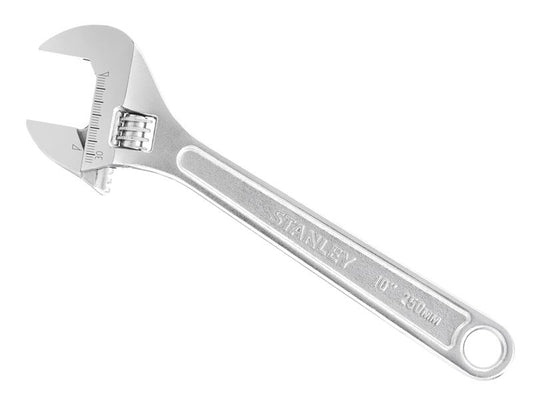 STANLEY Metal Adjustable Wrench 250mm 10in Capacity 33mm STA013123