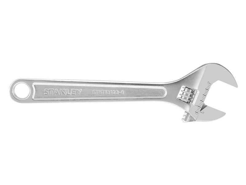STANLEY Metal Adjustable Wrench 250mm 10in Capacity 33mm STA013123