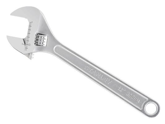 STANLEY Metal Adjustable Wrench 300mm 12in Capacity 38mm STA013156