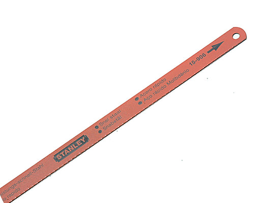 STANLEY® High Speed Steel Molybdenum Hacksaw Blades 300mm (12in) x 24 TPI Pack 2 STA015906