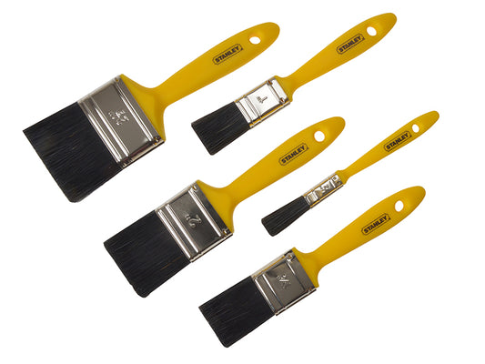 STANLEY® Hobby Paint Brush Set of 5 12 25 37 50 & 62mm STA029592