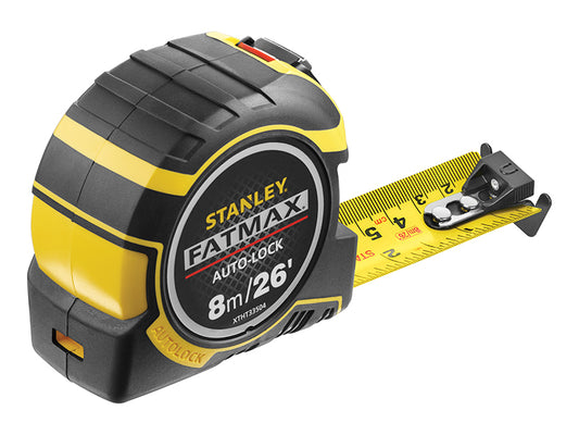 STANLEY® FatMax® Autolock Pocket Tape 8m/26ft (Width 32mm) STA033504