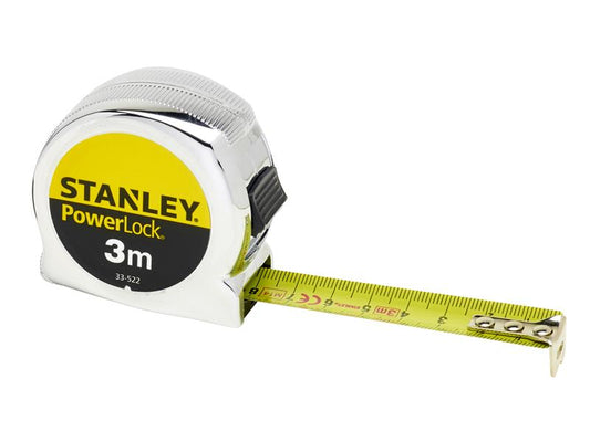 STANLEY® PowerLock® Classic Pocket Tape 3m (Width 19mm) (Metric only) STA033522