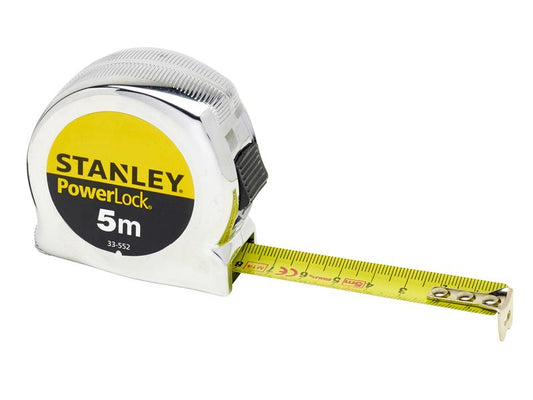 STANLEY® PowerLock® Classic Pocket Tape 5m (Width 19mm) (Metric only) STA033552