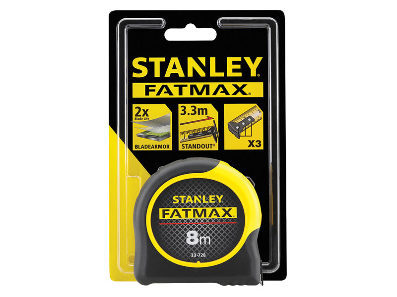 STANLEY® FatMax® BladeArmor® Tape 8m (Width 32mm) (Metric only) STA033728