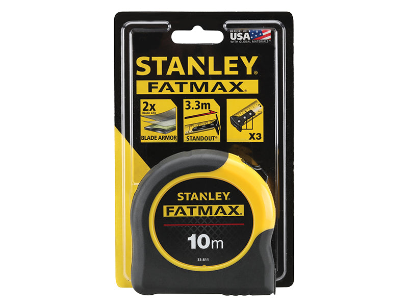 STANLEY® FatMax® BladeArmor® Tape 10m (Width 32mm) (Metric only) STA033811