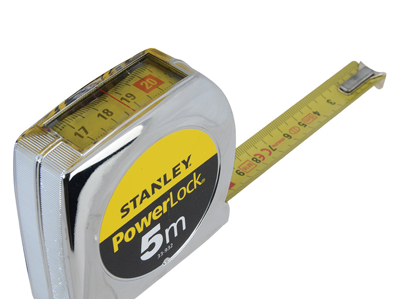 STANLEY® PowerLock® Top Reader Tape 5m (Width 19mm) STA033932