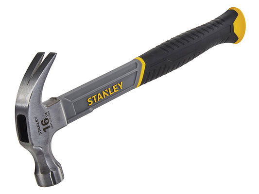 STANLEY® Curved Claw Hammer Fibreglass Shaft 450g (16oz) STA051309