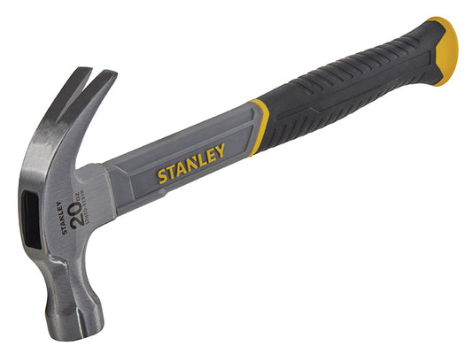 STANLEY® Curved Claw Hammer Fibreglass Shaft 570g (20oz) STA051310