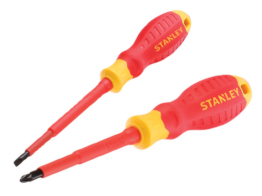 STANLEY® FatMax® VDE Insulated Screwdriver Set, 2 Piece STA060030