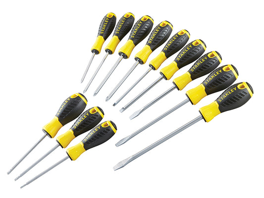 STANLEY® 0-60-212 Essential Screwdriver Set, 12 Piece STA060212