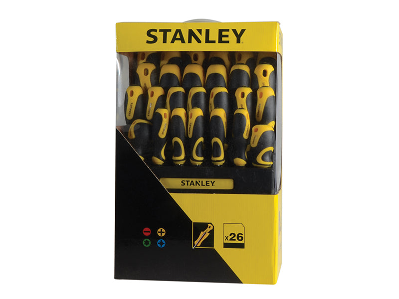 STANLEY® 062142 Screwdriver Set in Rack, 26 Piece STA062142