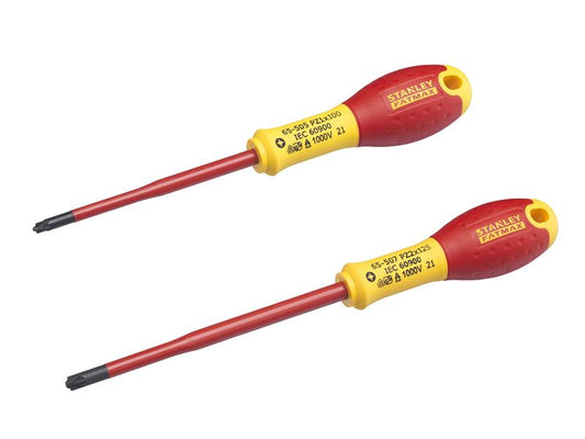 STANLEY® FatMax® VDE Insulated Borneo PZ Scewdriver Set, 2 Piece STA062649