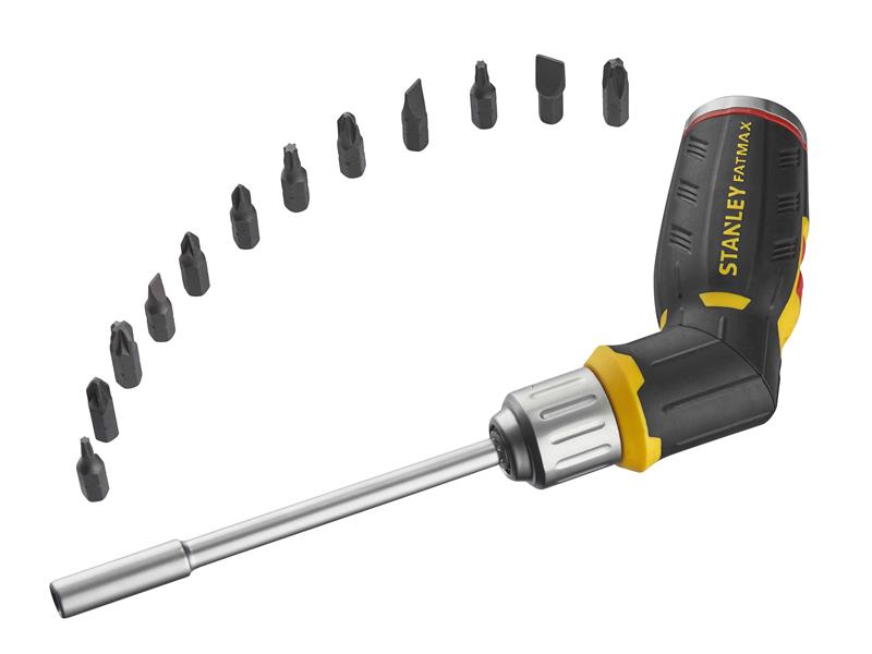 STANLEY® FatMax® Pistol Grip Ratchet 12 Bits STA062691