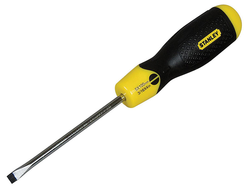 STANLEY® Cushion Grip Screwdriver Flared Tip 5 x 100mm STA064916