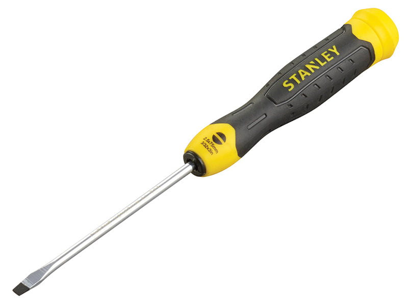 STANLEY® Cushion Grip Screwdriver Parallel Tip 2.5 x 75mm STA064923