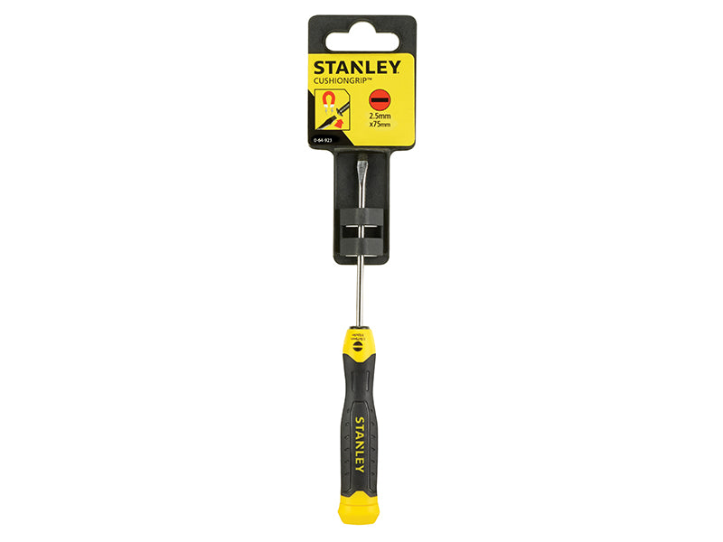 STANLEY® Cushion Grip Screwdriver Parallel Tip 2.5 x 75mm STA064923