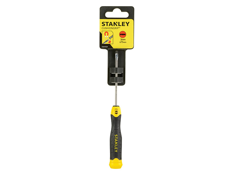 STANLEY® Cushion Grip Screwdriver Parallel Tip 3 x 75mm STA064924