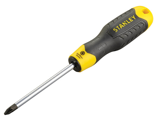STANLEY® Cushion Grip Screwdriver Pozidriv Tip PZ2 x 100mm STA064974