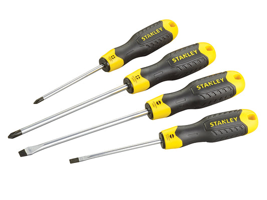 STANLEY® Cushion Grip Screwdriver Set, 4 Piece STA065013