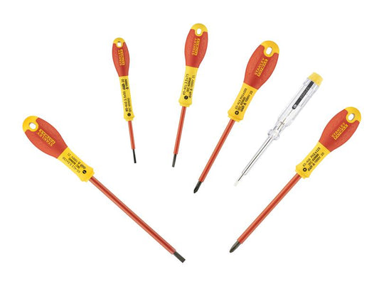 STANLEY® FatMax® VDE Insulated Screwdriver Set, 6 Piece STA065441