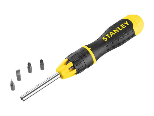 STANLEY® Multibit Ratchet Screwdriver &10 Bits STA068010