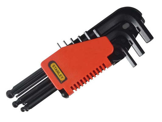 STANLEY® Metric Ball End Hexagon Key Set, 9 Piece STA069256