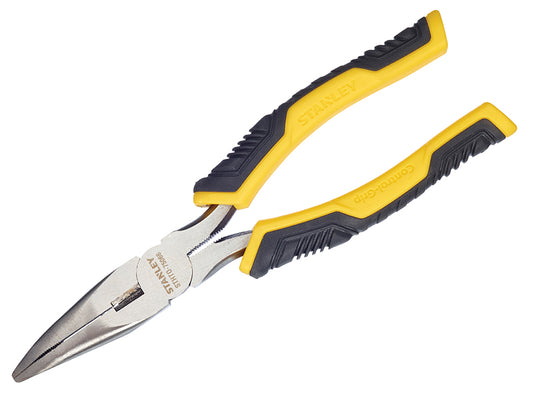 STANLEY® ControlGrip™ Long Bent Nose Pliers 200mm (8in) STA075066