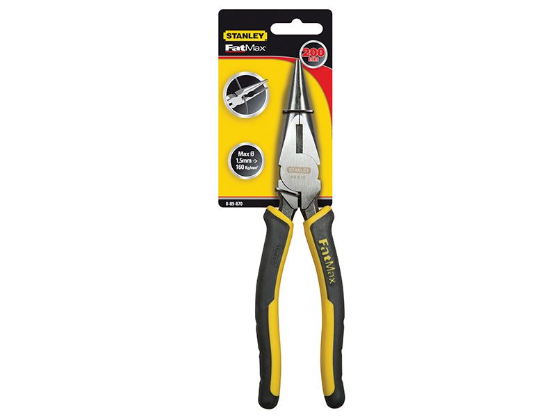 STANLEY® FatMax® Long Nose Pliers 200mm (8in) STA089870