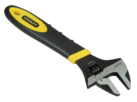 STANLEY MaxSteel Adjustable Wrench 150mm 6in capacity 24mm STA090947