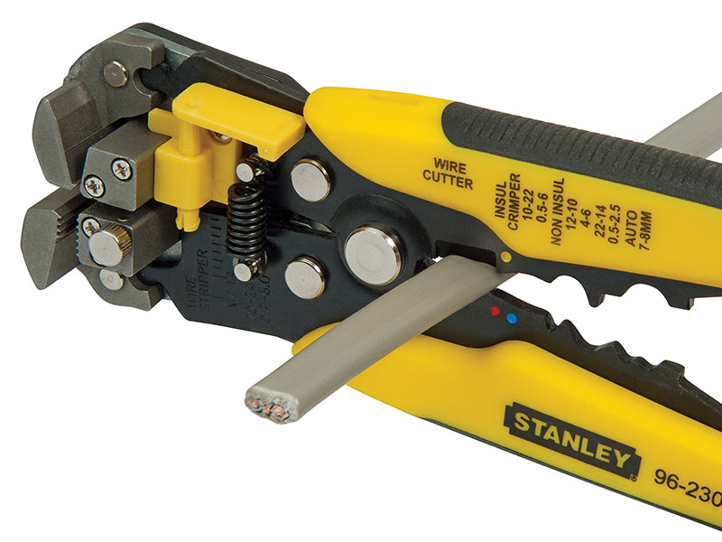 STANLEY Auto Wire Stripping Crimping Pliers Capacity 0.2 to 6mm STA096230