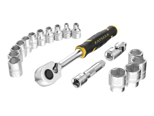 STANLEY 3/8in Metric Socket Set 18 Piece PRO STACK STA098102 FATMAX