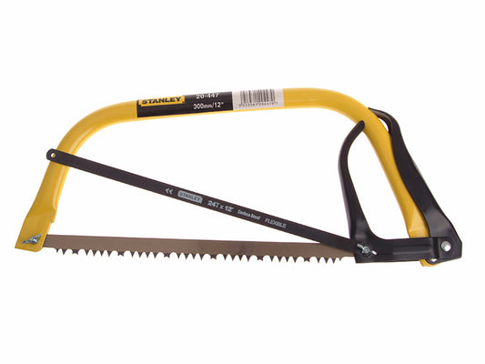 STANLEY Hack Bowsaw 300mm 12in Plus Extra Hacksaw Blade STA120447
