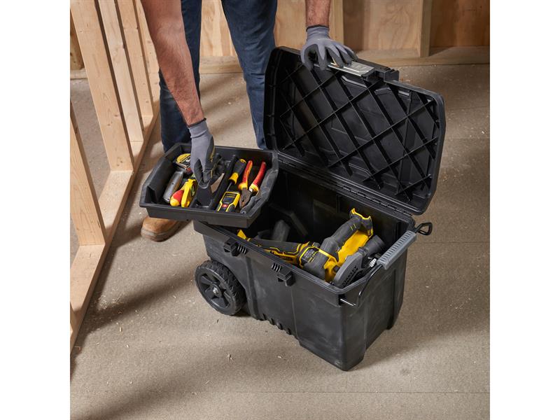 STANLEY Mobile Job Chest Power Tool Storage 52 litre 620 x 400 x 420 STA133090