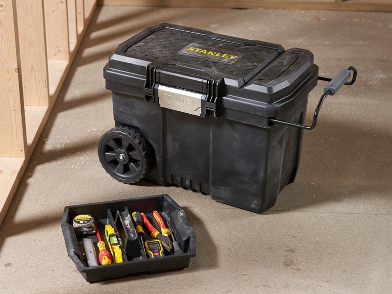STANLEY Mobile Job Chest Power Tool Storage 52 litre 620 x 400 x 420 STA133090