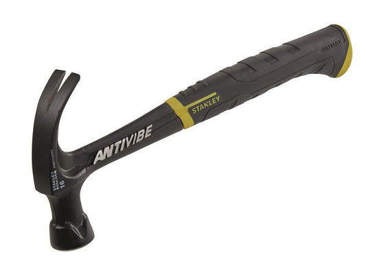STANLEY® FatMax® AntiVibe All Steel Curved Claw Hammer 450g (16oz) STA151275