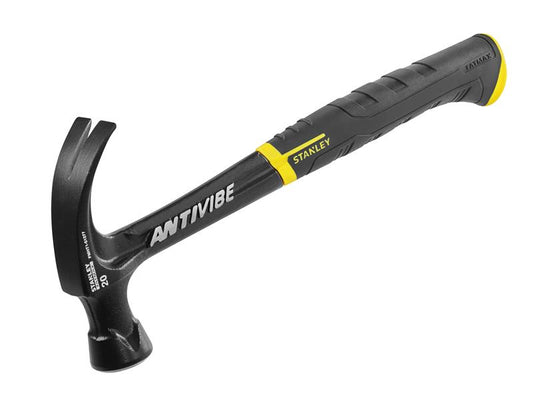 STANLEY® FatMax® AntiVibe All Steel Curved Claw Hammer 570g (20oz) STA151277